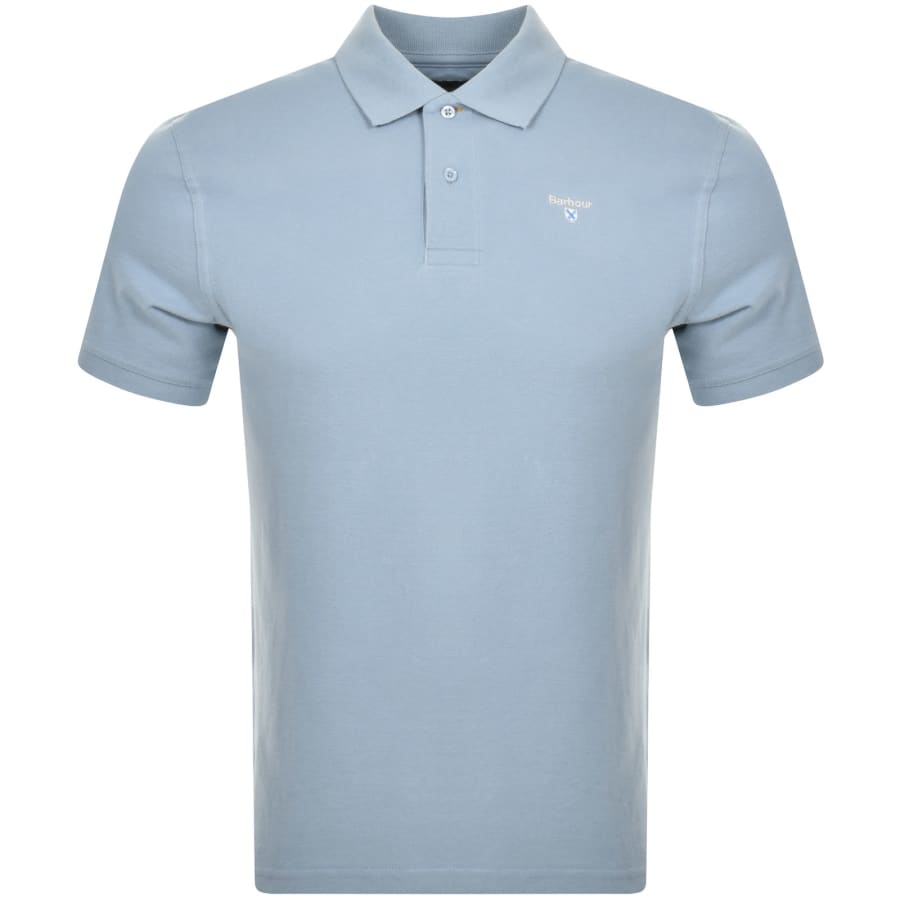 Barbour Sports Polo T Shirt Blue Mainline Menswear Canada